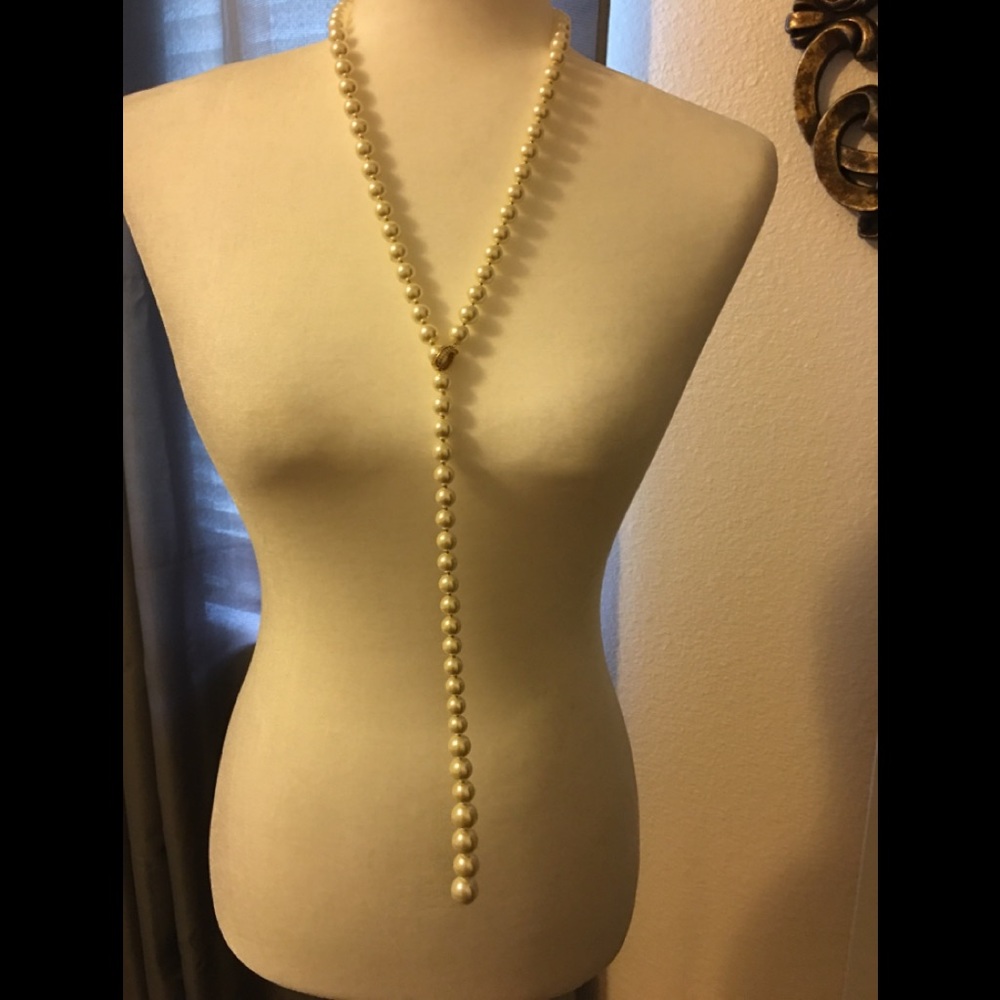 NWT faux Pearl Convertible necklace